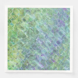 Guardanapo De Papel De Jantar Vidro do mar atômico: