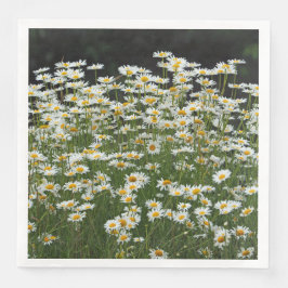 Guardanapo De Papel De Jantar White Daisies Napkins