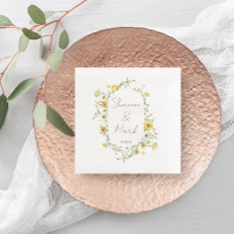 Guardanapo De Papel De Jantar Wildflower Wedding
