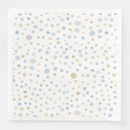 Guardanapo De Papel De Jantar William Confetti Watercolor Dots Paper Napkin