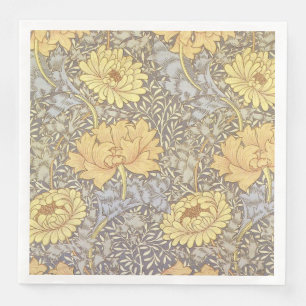 Guardanapo De Papel De Jantar William Morris Chrysanthemum Mãe Flowers
