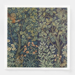 Guardanapo De Papel De Jantar William Morris Pheasant Bird Tree Woodland