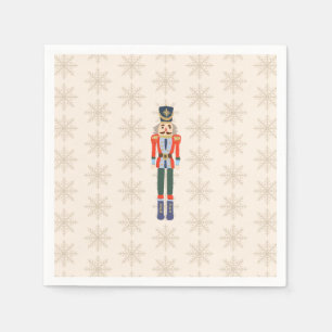 Guardanapo de Papel de Natal com Padrão de Floco d