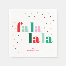 Guardanapo de Papel de Natal Vermelho Verde Rosa F