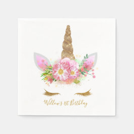 Guardanapo de papel de rosto Unicórnio