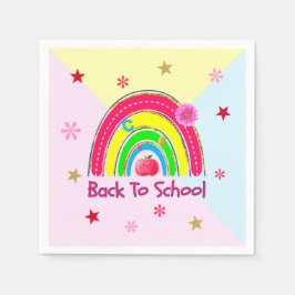 Guardanapo De Papel De Volta À Escola