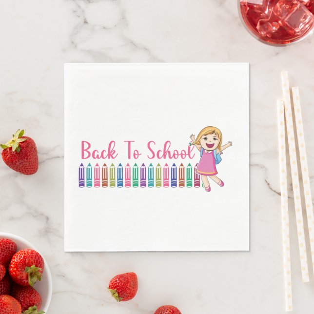 Guardanapo De Papel de volta à escola (Insitu)