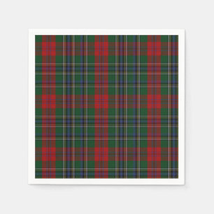 Guardanapo de papel de xadrez de Tartan do clã de