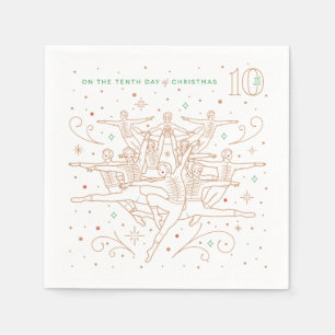 Guardanapo De Papel Décimo Dia de Festas de Natal - Napkins