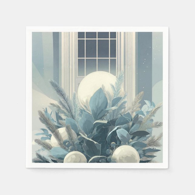 Guardanapo De Papel Deco Yuletide | Papel de Entrada de Férias (Frente)