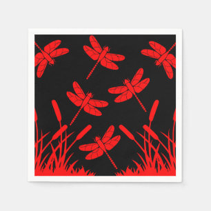Guardanapo De Papel Decor Padrão De Dragonfly