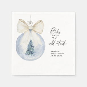 Guardanapo De Papel Decoração da árvore de Natal com Chá de fraldas de