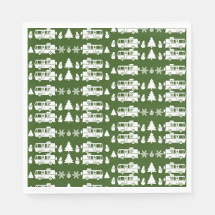 Guardanapo De Papel Decoração de Natal do Motorhome da RV