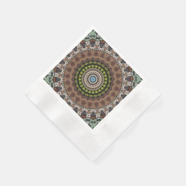Guardanapo De Papel Decoração Mandala  (Canto)