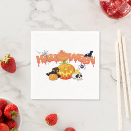 Guardanapo De Papel Decorações de Halloween Fofas