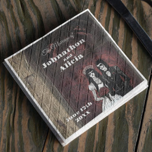 Guardanapo De Papel decorações de mesa de casamento estilo gótico Escu