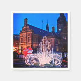 Guardanapo De Papel Decorações, em frente à Câmara