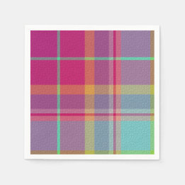 Guardanapo De Papel  Decorative Plaid