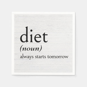 Guardanapo De Papel Definição de DIET