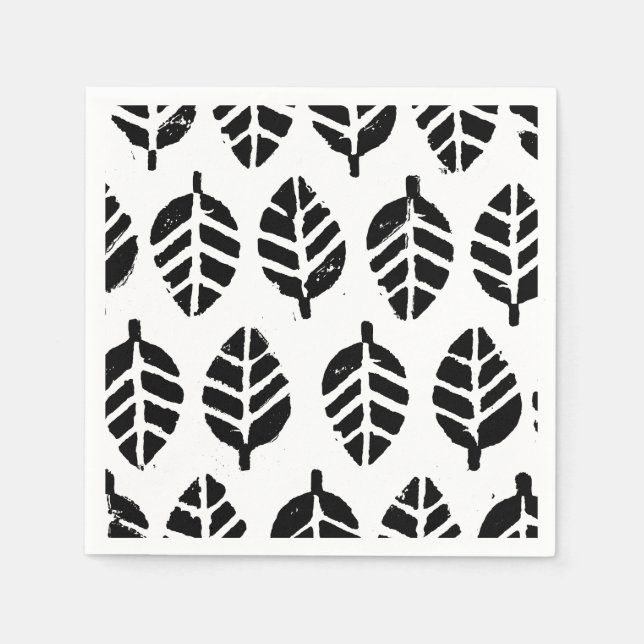 Guardanapo De Papel Deixa o padrão Impressão de batata (Frente)