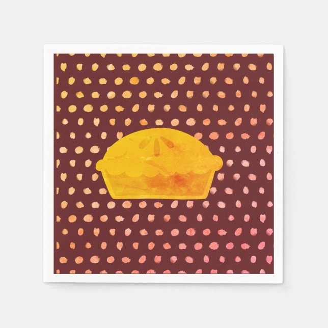 Guardanapo De Papel Deixe-Os Comer Pie (Frente)