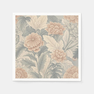 Guardanapo De Papel delicado floral maleável inspirado na vintagem ele