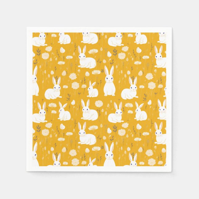 Guardanapo De Papel Delícias da manhã da páscoa (Frente)