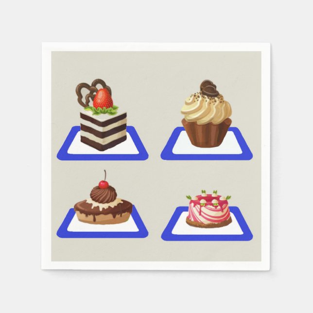 Guardanapo De Papel Delicioso (Frente)