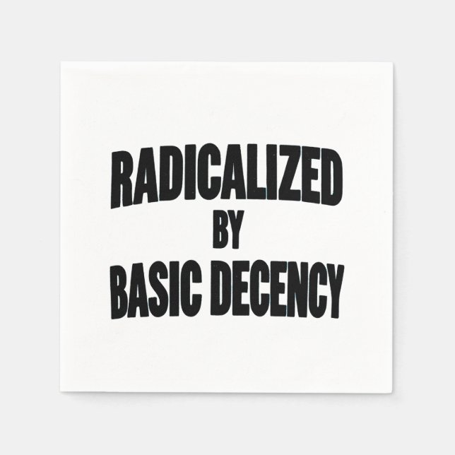 Guardanapo De Papel Democracia Social Radicalizada Pela Decência Básic (Frente)