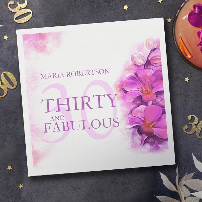 Guardanapo De Papel Denominação aniversário de 30 anos (Criador carregado)