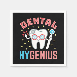 Guardanapo De Papel Dental Hygenius Funny Hygienist RDH