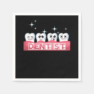 Guardanapo De Papel Dente Dente Dentista Dentista Dentista Dentista De