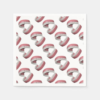 Guardanapo De Papel dentes grandes de sorriso