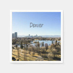 Guardanapo De Papel Denver City e Mountains Colorado