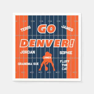Guardanapo De Papel Denver Futebol Family Paper Napkin