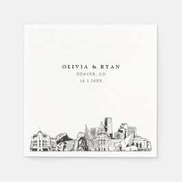 Guardanapo De Papel Denver Wedktail Napkin