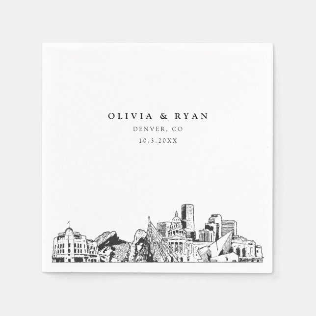 Guardanapo De Papel Denver Wedktail Napkin (Frente)