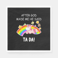Depois que Deus me fez ele disse tada Unicórnio Ca