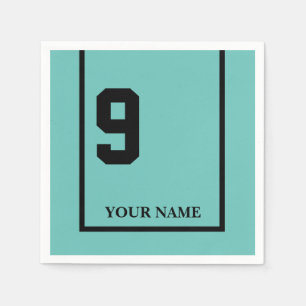 Guardanapo De Papel Derby Horse Race Turquoise 9 Personalizada