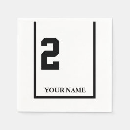 Guardanapo De Papel Derby Horse Race White 2 Papel Personalizado Napki