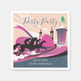 Guardanapo De Papel Derby Party Art Deco