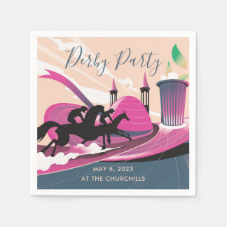 Guardanapo De Papel Derby Party Art Deco