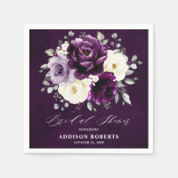 Derrame Roxo Plum Ivory White Chá de panela Na