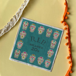 Guardanapo De Papel Descanse meus 20 anos de idade personalizados, crâ