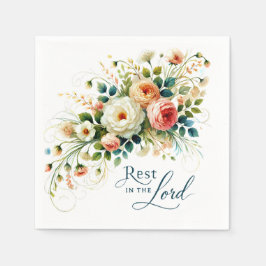Guardanapo De Papel Descanse no Lorde Flóral
