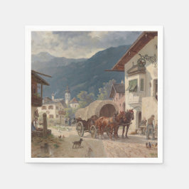 Guardanapo De Papel Descanso em frente à Inn - Désiré Thomassin