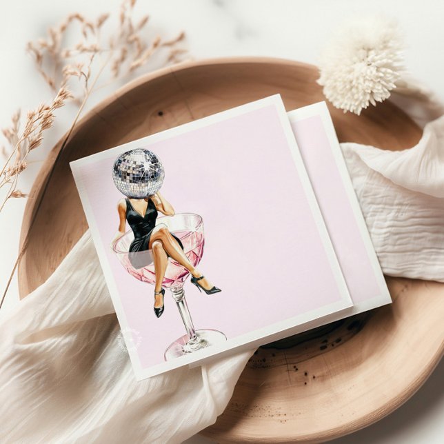 Guardanapo De Papel Desco Head PinUp Girl Party Napkins (Criador carregado)