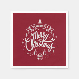Guardanapo De Papel Desejamos-lhe um Feliz Natal