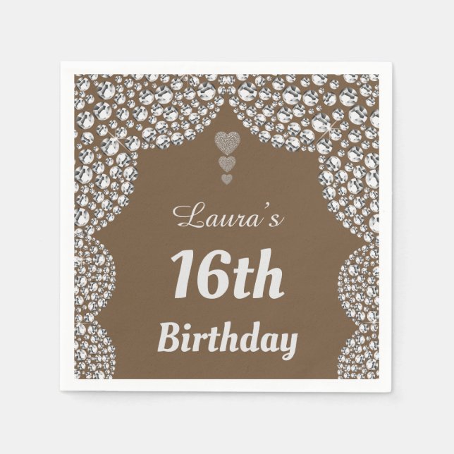 Guardanapo De Papel Desenhadores personalizados do 16º ou do 1º ano (Frente)