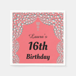 Guardanapo De Papel Desenhadores personalizados do 16º ou do 1º ano